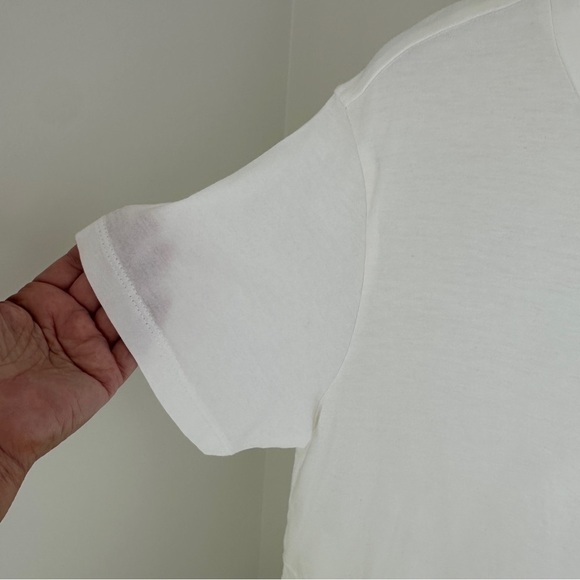 BP Nordstrom XS White Flowy Tee - Picture 4 of 8